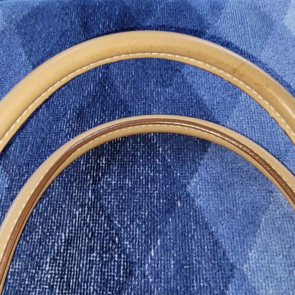 Coach Tan Suede Tote with Leather Trim - Picture 5 of 16